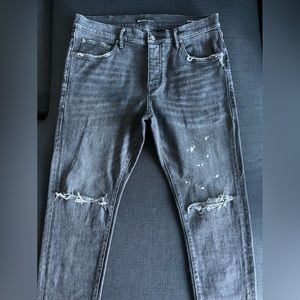 Black Purple Brand Denim Jeans
